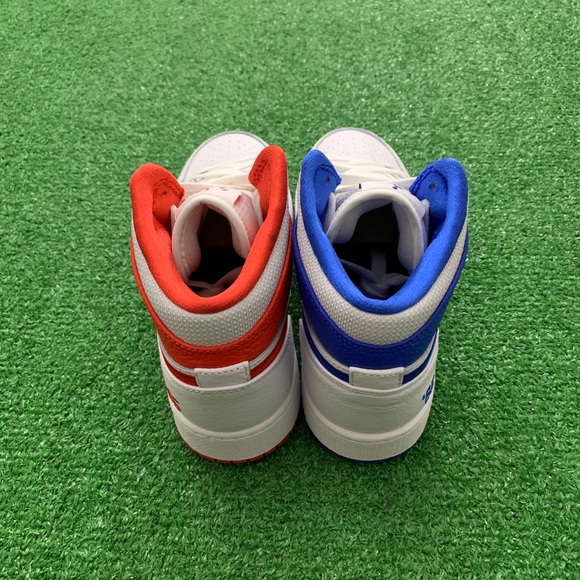 -Edm- 🔵🔴⚪️*NEW* Air Jordan 1 Mid “85” (GS) - Picture 5 of 10
